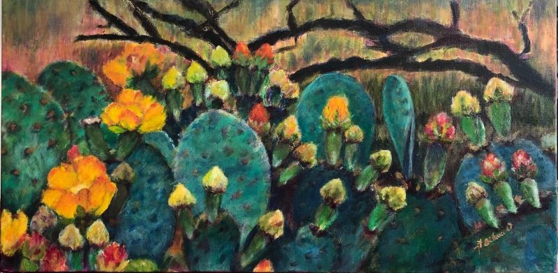Cactus Chorus by artist Julie Schmidt